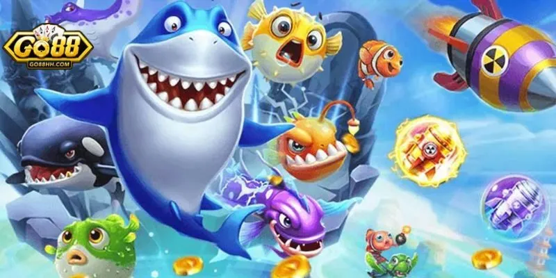 Bắn cá online GO88 trải nghiệm săn cá 1 ban ca online go88
