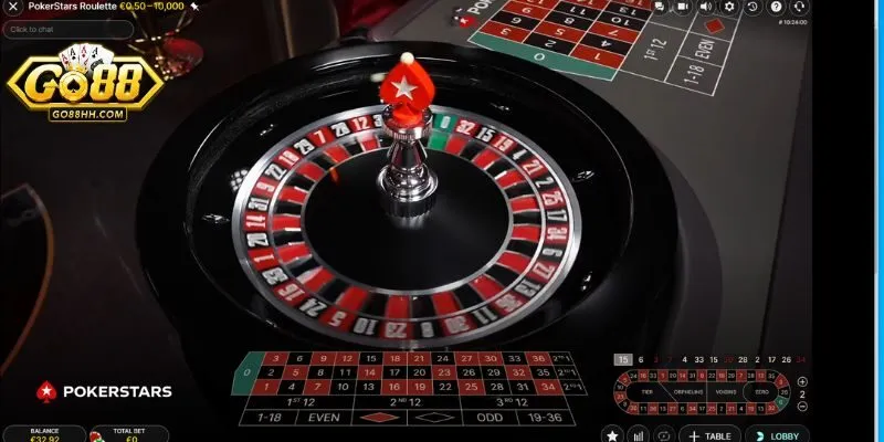 Roulette GO88 và cửa cược cho người mới 2 luat roulette go88